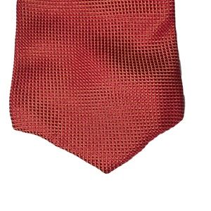 Ermenegildo Zegna Italy designer career Sienna Orange SILK tie